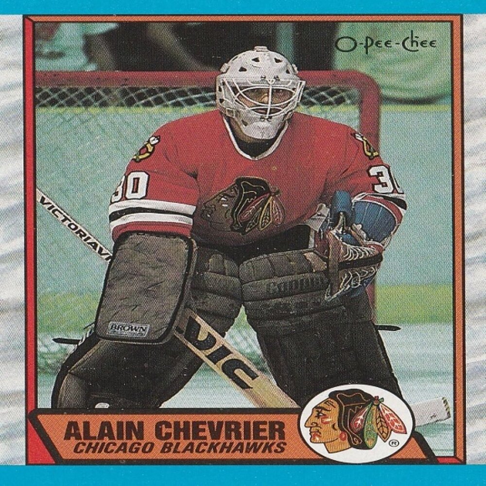 Alain Chevrier - 1989 O Pee Chee Hockey Card